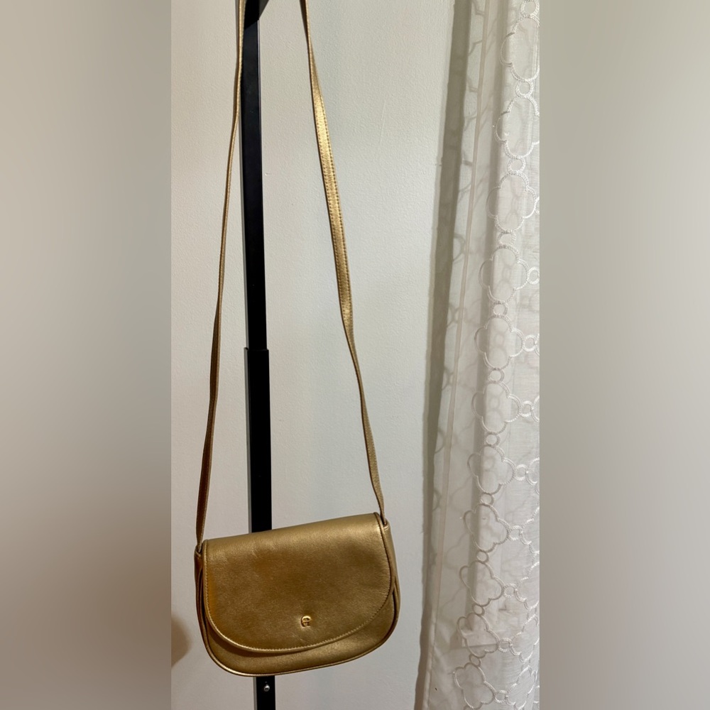 Etienne Aigner Gold Crossbody Bag - Picture 2 of 10